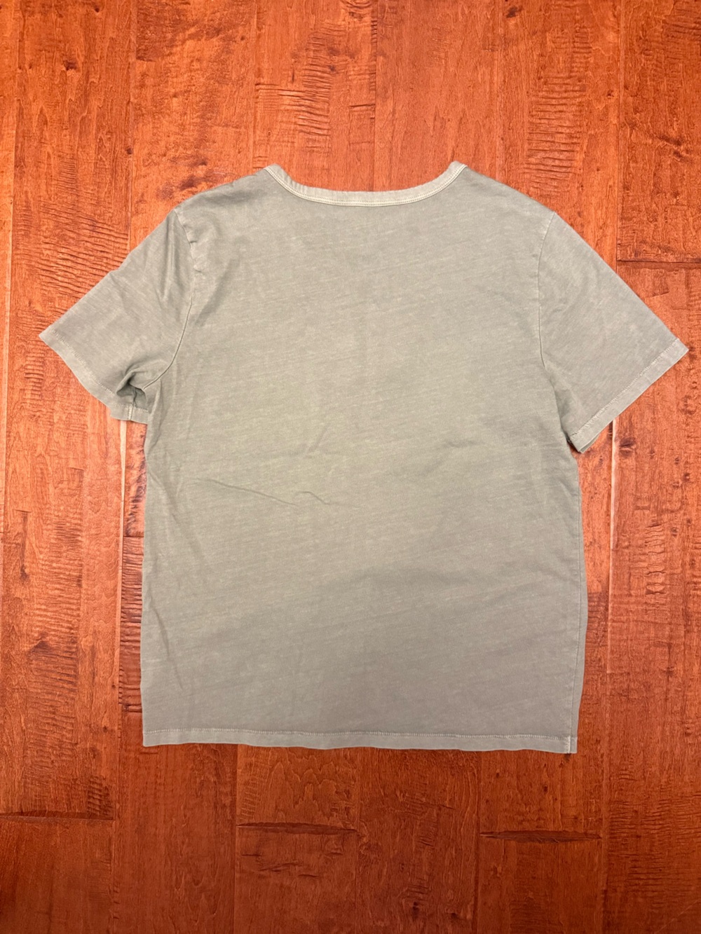 GAP Organic Cotton VintageSoft T-Shirt in Sage Green - Picture 9 of 11